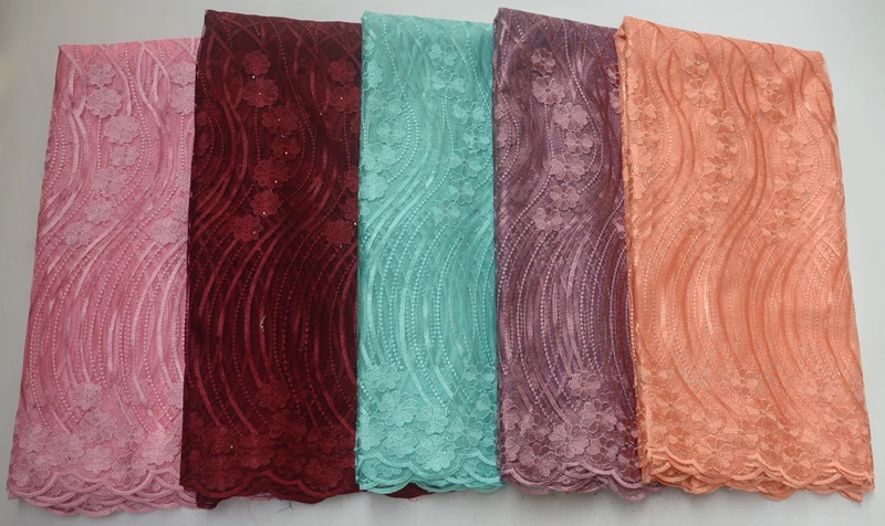 ADONG African lace fabric high quality 2019 embroidery French net laces fabrics with stones 5 yards/pcs for Nigerian style dress ADONG African lace fabric high quality 2019 embroidery French net laces fabrics with stones 5 yards/pcs for Nigerian style dress