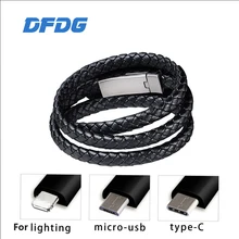 Быстрое зарядное устройство для мобильного телефона USB s, браслет, зарядное устройство, кабель для зарядки и передачи данных, шнур синхронизации для IPhone 7 6s, браслет, Мужская стальная магнитная застежка