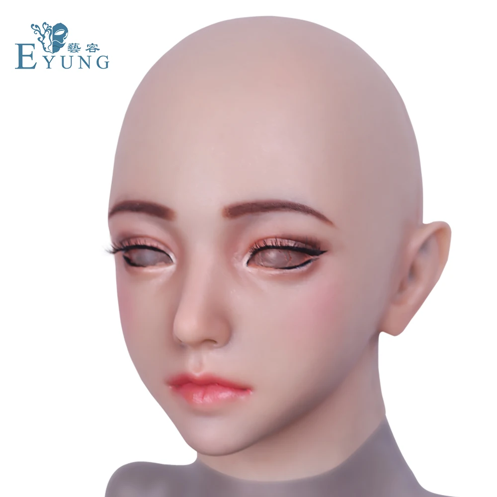 EYUNG Emily, Женская кукольная маска, силиконовая маска для трансвеститов, косплей, вечерние, женские силиконовые маски