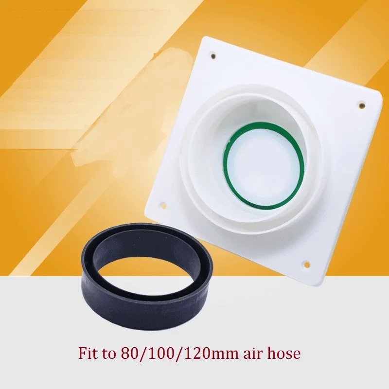 

Wall Air Vent Grille Louvres Fresh Air outlet Backdraft Damper one way rubber seal cover