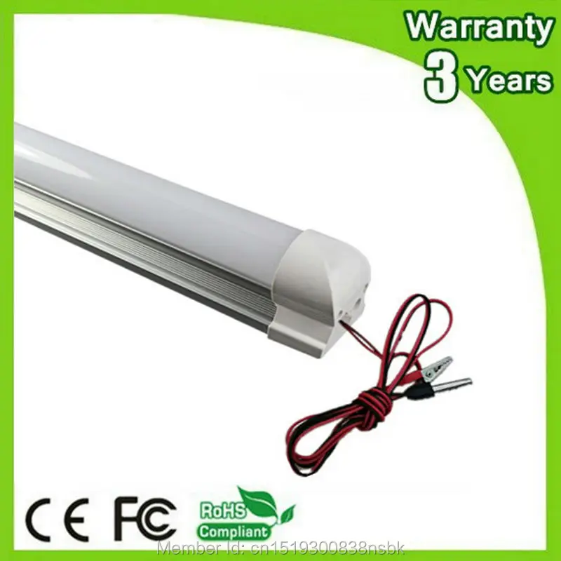 

(10PCS/Lot) 12-85V DC12V 3 Years Warranty 2ft 4ft 0.6m 1.2m 600mm 1200mm 10W 18W 12V T8 LED Tube Light Fluorescent Lamp Daylight