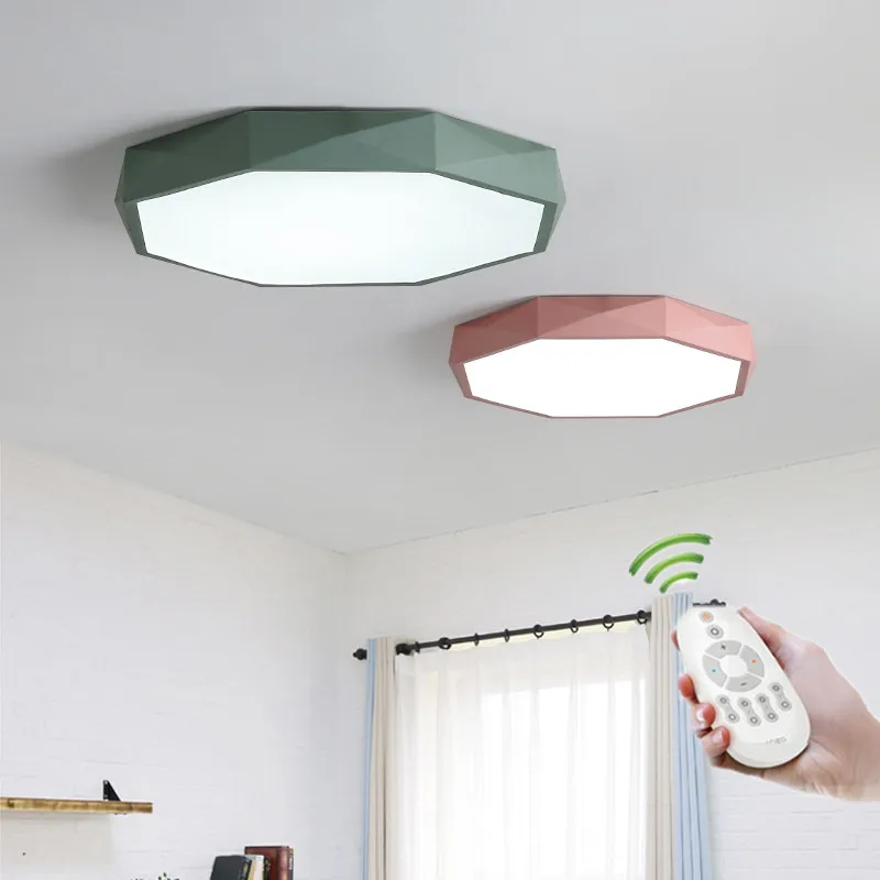 

Kids ceiling light Led For Children Kids room Multicolour Super Thin ceiling lamp with remote control led flush mount light