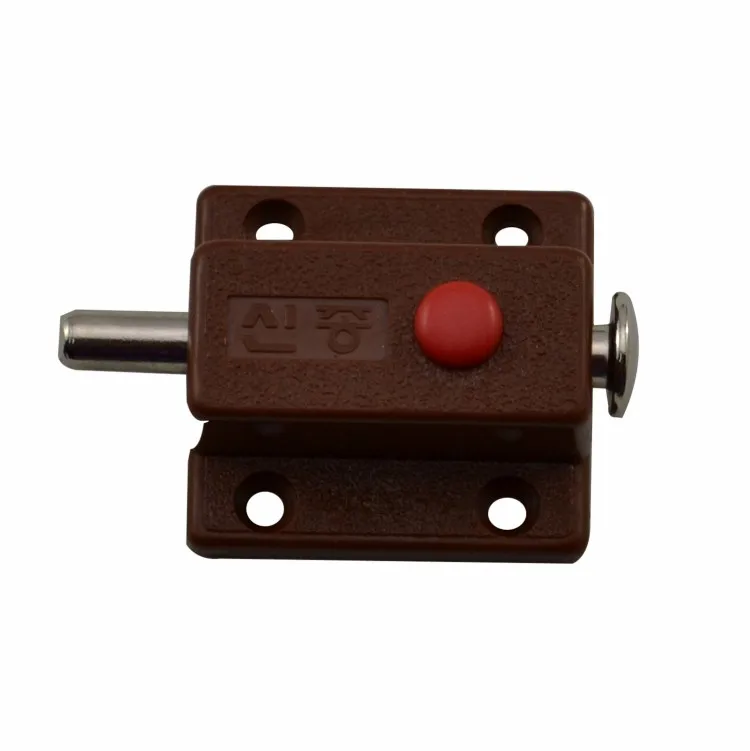 Plastic automatic bolt spring latch furniture door latchin