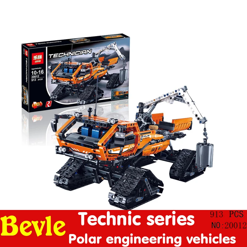 

LEPIN 20012 1605Pcs with original box Technic Series 2in1 Mechanical Group The Polar Adventure Model Building Set Blocks 42038
