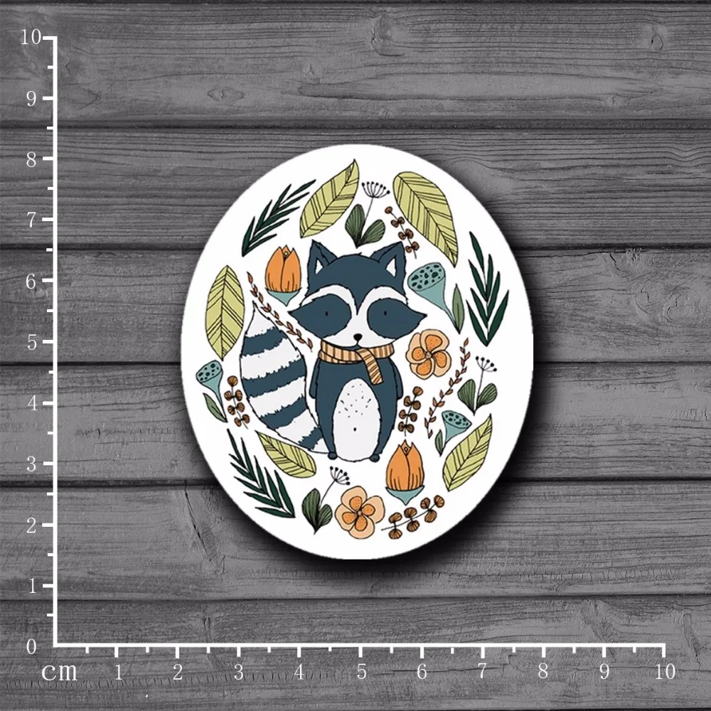 

Fox's fairy tale forest Laptop Notebook Skin Stickers Snowboard Luggag Decal For kid Toy Suitcase Stationery Stickers[single]