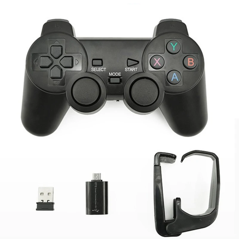 2,4G беспроводной джойстик игровой контроллер с кронштейном для PS3/tv Box/Android Phone/PC r30