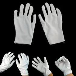 Горячие 1 пара взрослых белые перчатки Shuffle украшения для танцоров уход представление Хэллоуин вечерние Волшебная магия показать перчатки