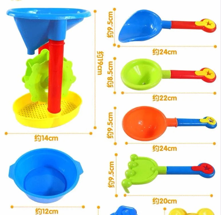 Детские пляжные игрушки автомобиля Комплект для малыша мужчин и детей, играющих в песок песочные часы лопатой копать инструменты кассия