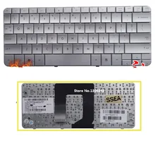 SSEA New US Keyboard For HP DME-1022TU DM1-1023TU MINI 311 laptop silver Keyboard