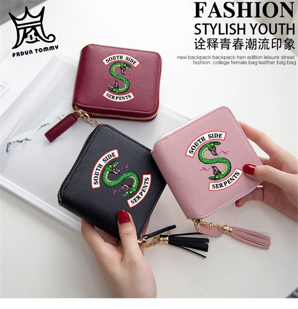  Riverdale 2019 Wallets Print Tassel wallet Women Mini Purse American Popular TV Accessories Short Z