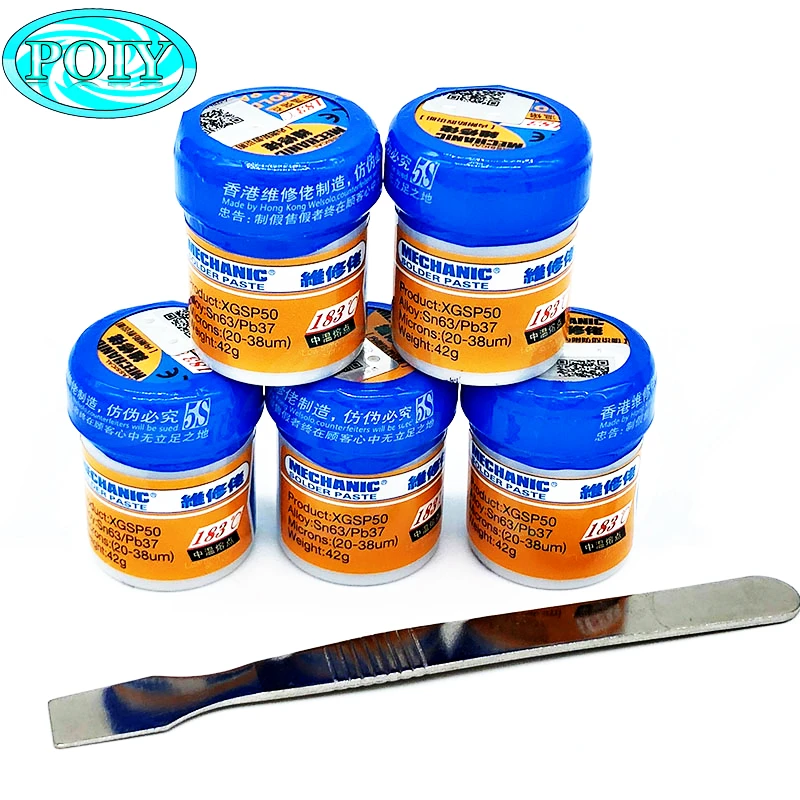 

NEW 42g100% Original Mechanic Soldering Solder Welding Paste Flux XGSP-50 Sn63/Pb37 Tool Soldering Iron Station Flux Repair Tool