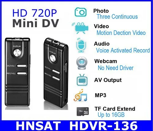 Mini DV- HDVR-136