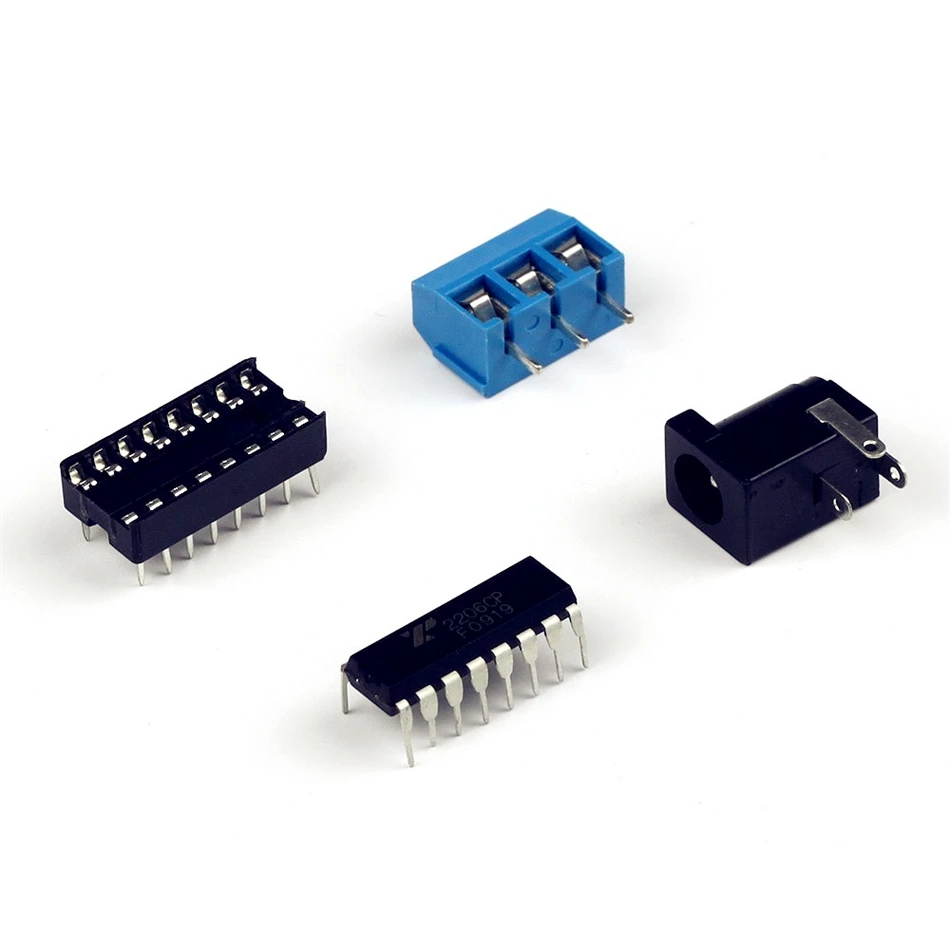 Функциональный генератор сигналов DIY Kit синус/треугольник/квадратный выход 1 Гц