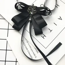 Модные корейский стиль воротник женский цветок воротник аксессуары унисекс раздел производительность галстук хост рубашка галстук