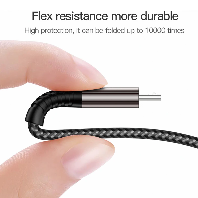 TOTU المصغّر usb كابل سريع شحن كابل بيانات كابل شاحن سلك Microusb كابل الشاحن لسامسونج Xiaomi Redmi شاحن هاتف محمول يعمل بنظام تشغيل أندرويد