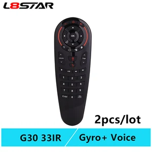 Image 1 - G30 remote control Air Mouse 2.4G motion sensing Gyro Voice Universal RF remote control IR Learning For PC smart Android TV Box