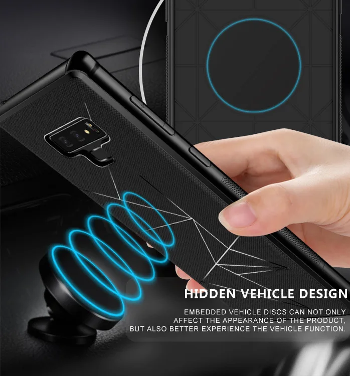 Magent car holder case for samsung note 9 s9 (2)
