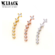 High quality of The new fashion Seven star all over the sky star zircon earrings new