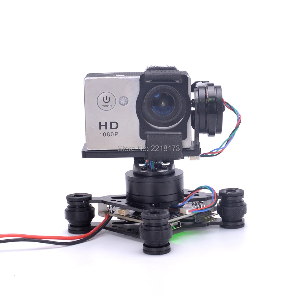2 оси/3 оси бесщеточный карданный плата для SJ4000 Gopro3 4 Gopro Hero 5 6 session Runcam 3 Eken H9 камера RC дроны