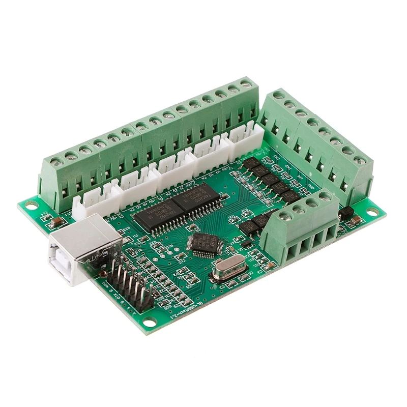 MACH3 CNC USB 100Khz Breakout Board 4 Axis Interface Driver Motion ...