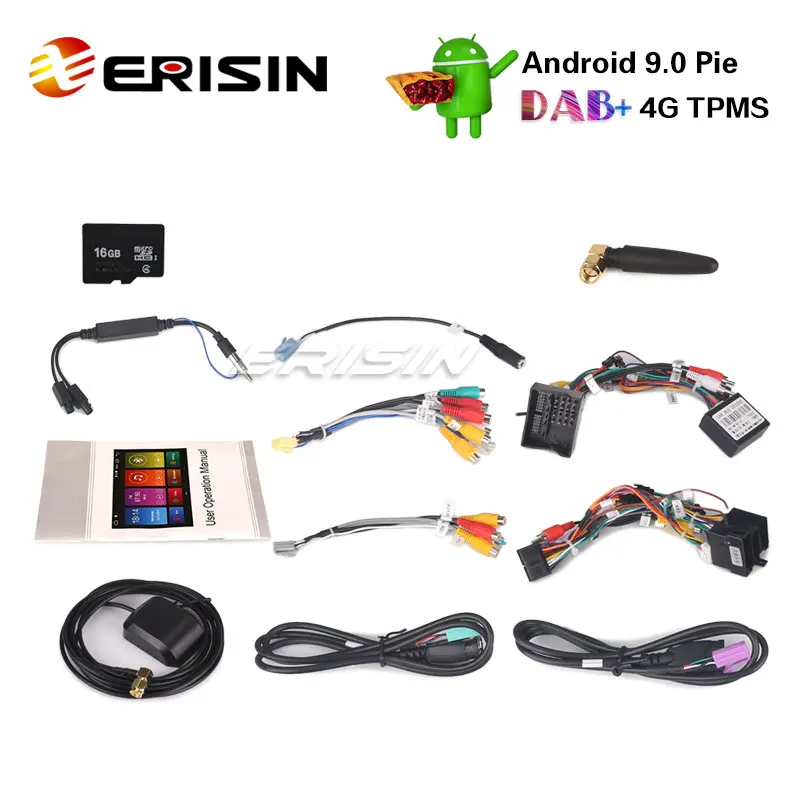 Erisin ES2991V 9 &quotDAB + Android 0 для Passat Golf 5/6 Tiguan Eos Polo OPS автомобильный стерео