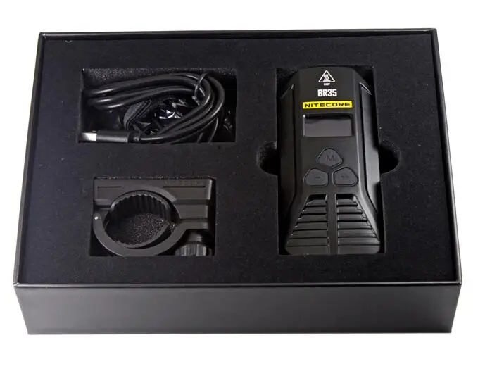 1800lm + Built-in Nitecore Bicicleta Dupla Distância Feixe Recarregável 2xcree Xm-l2 u2 6800mah Bateria Br35 Luz 1 Luzes e Iluminação