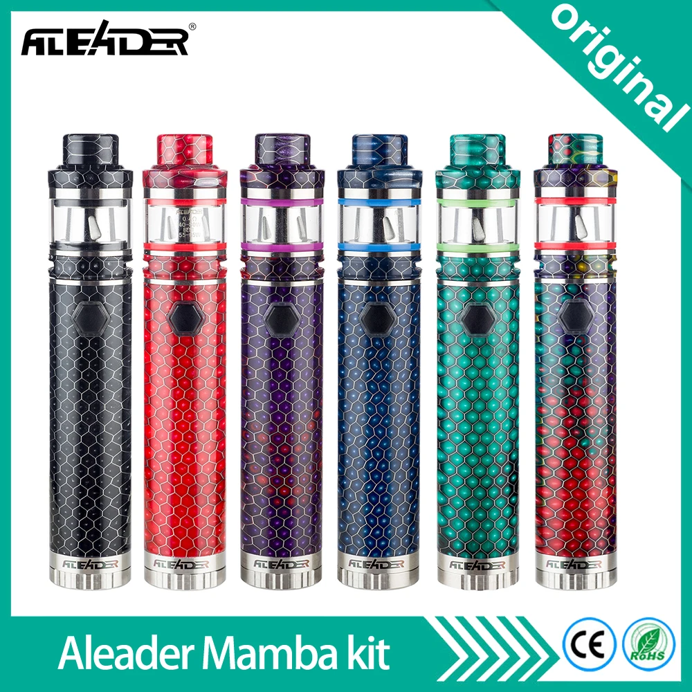 Newest Original Aleader Mamba Starter kit With Sub Ohm Tank Atomizer Electronic Cigarette Vape Kits Support One 18650 Battery |