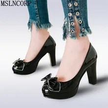 size 34-43 Spring Autumn Women's Shoes Butterfly Sweet Princess Style Woman Ladies Students High Heels Platform Wedding Pumps цена size 34-43 Spring Autumn Women's Shoes Butterfly Sweet Princess Style Woman Ladies Students High Heels Platform Wedding Pumps цены онлайн