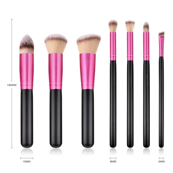 

Makeup Brush Makeup Set with Long Handle Use For Powder Foundation Concealer Eye Shadow Eyeliner Tilting Lip