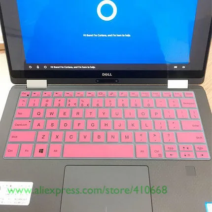 Для Dell XPS 13 13-9370 13," 9370 и выпуска DELL XPS 13 9365 13,3" 13 9380 9370 13-9365 XPS13 силиконовая клавиатура кожного покрова - Цвет: Pink