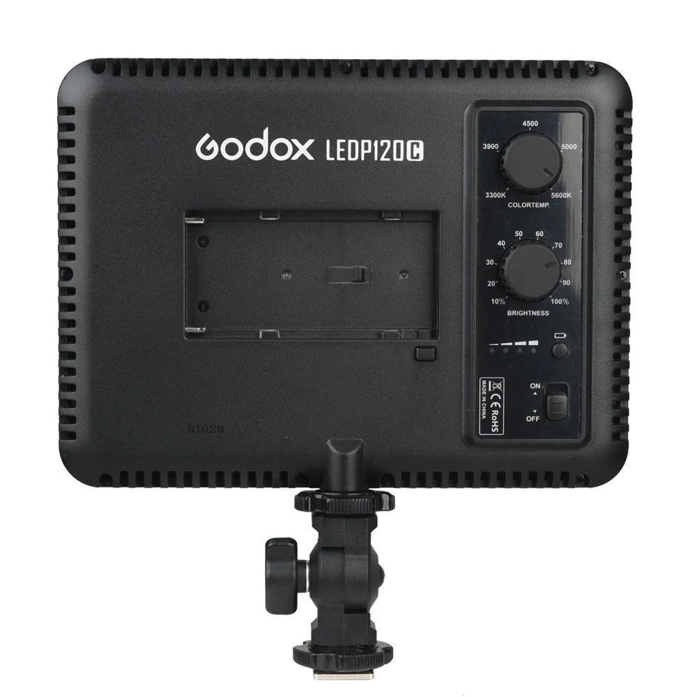 Godox светодиодный P120C 3300 K-5600 K сменный видео светодиодный светильник лампа для видеокамеры