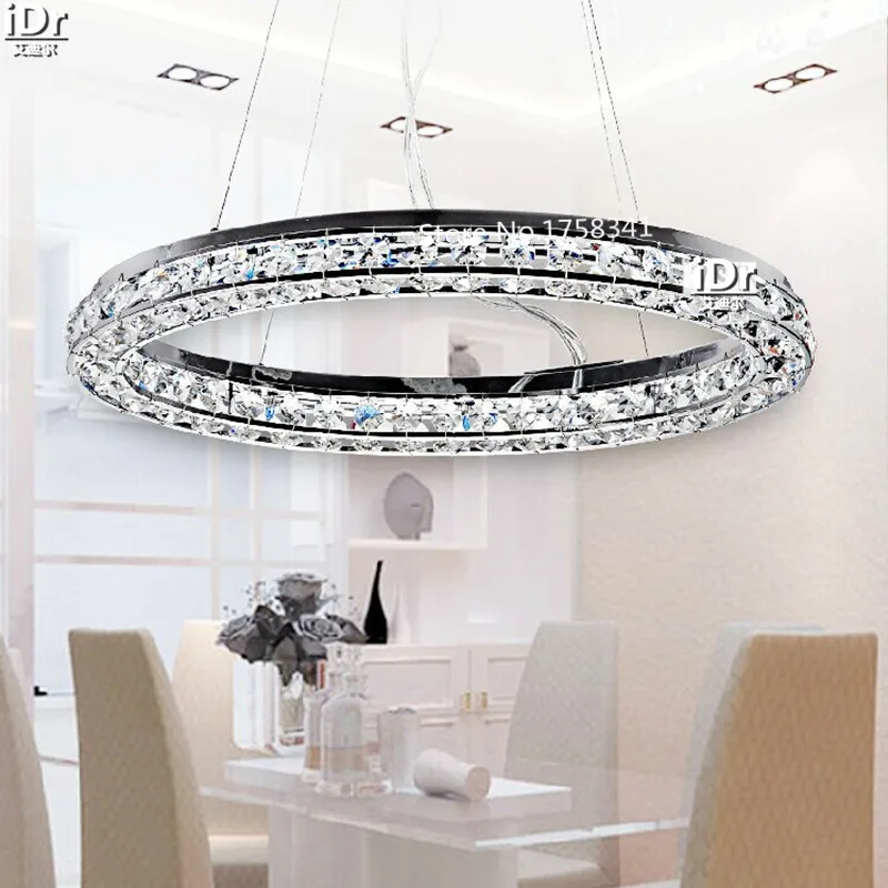 Europe oval crystal chandelier chandelier restaurant minimalist living