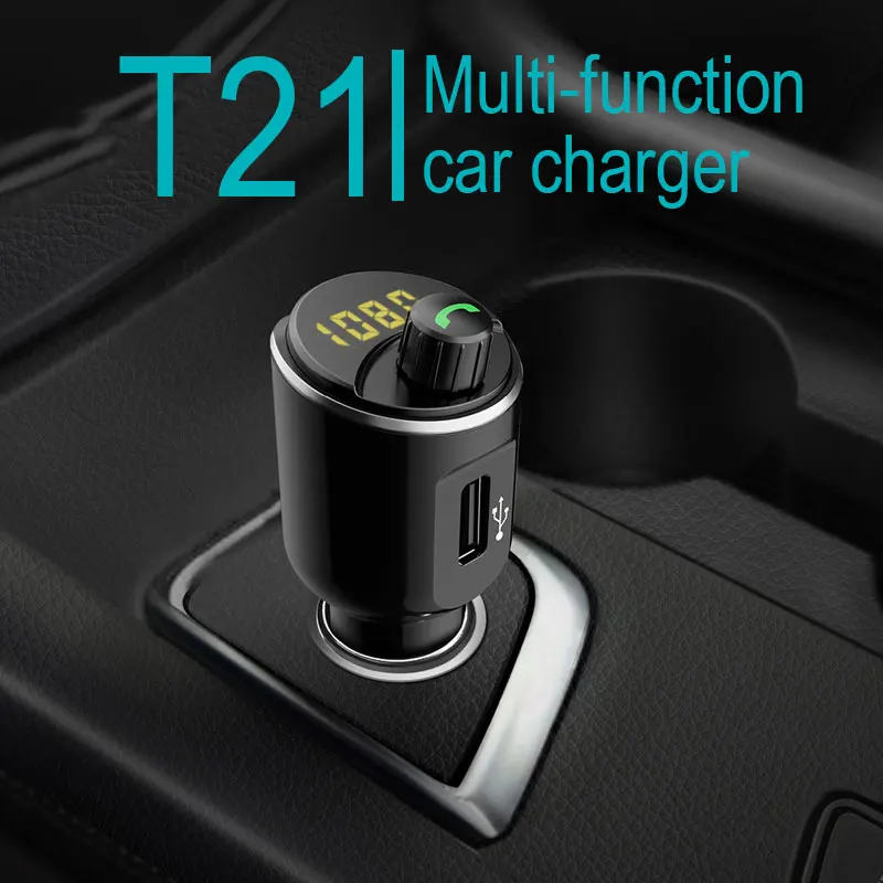 Двойной fm-трансмиттер с USB Портативный громкой связи Bluetooth автомобильный комплект MP3 для Bluetooth Прямая
