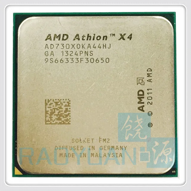 Процессор AMD Athlon X4 730x4 730x2,8 ГГц четырехъядерный процессор AD730XOKA44HJ Socket FM2