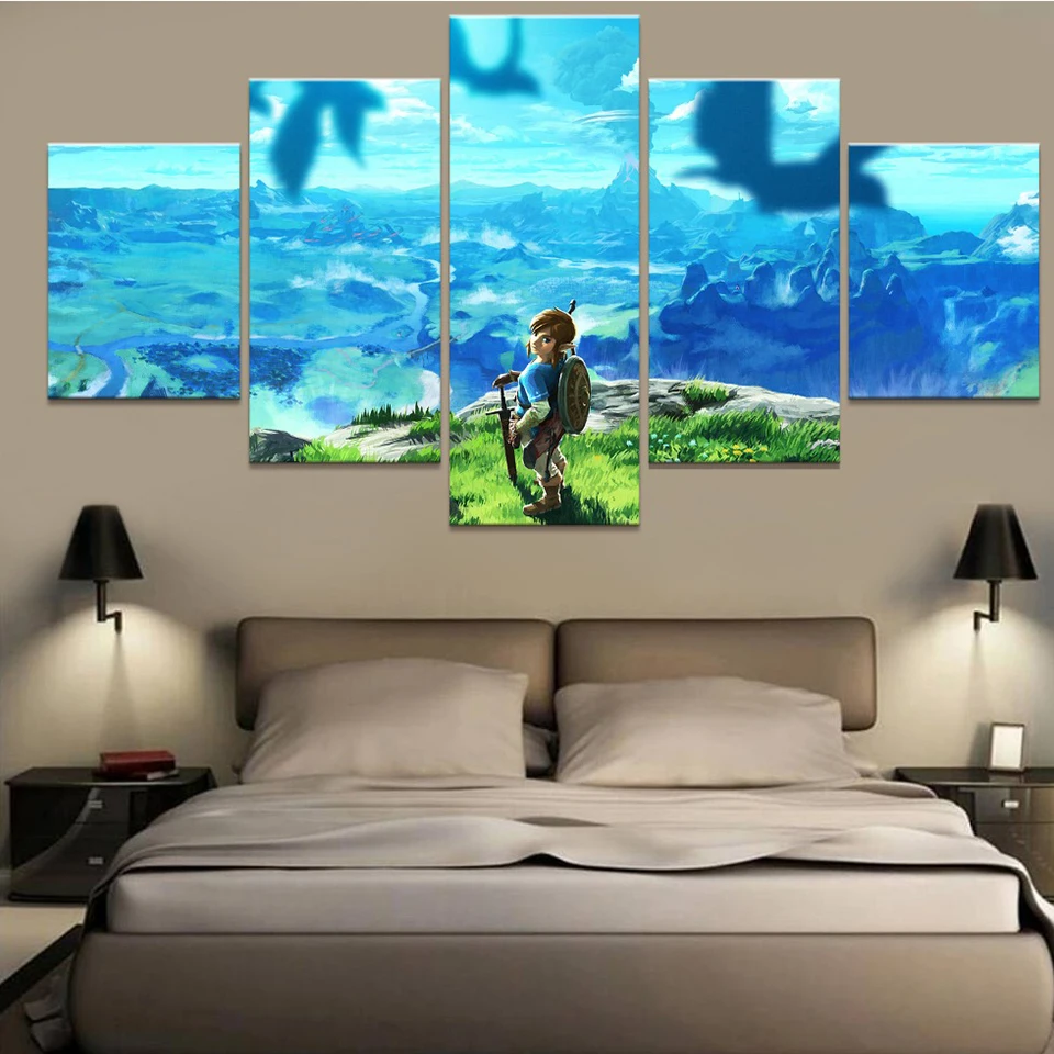 Canvas Paintings Wall Art Home Decor For Living Room 5 Pieces Legend Of