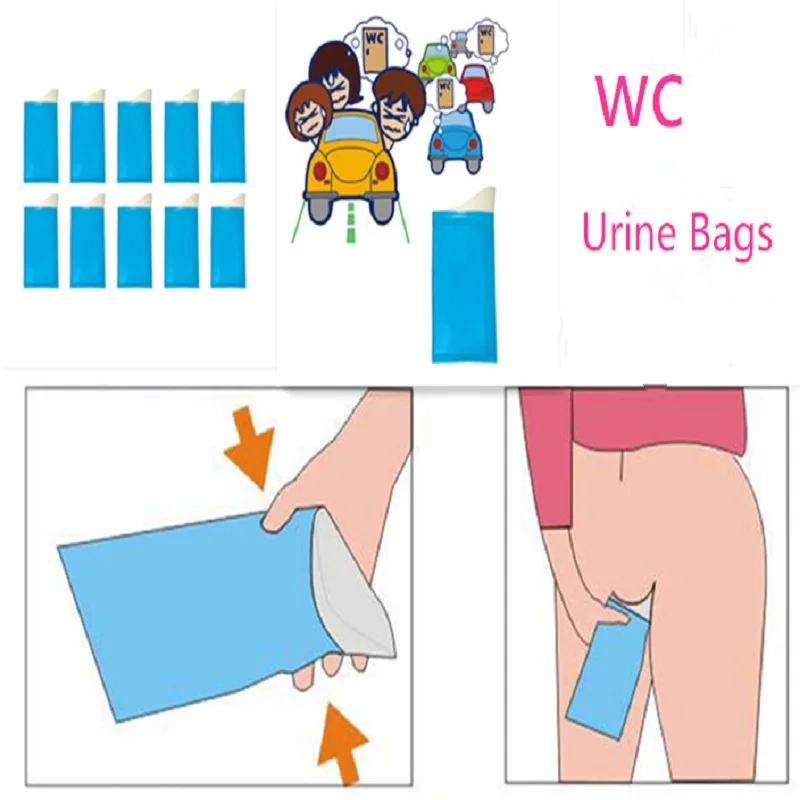 10Pcs Disposable Automobiles 600CC Urine Bags Storage Bag Voiture Car Outdoor Pee Bags Absorbing Emergency Mobile Toilet 10Pcs Disposable Automobiles 600CC Urine Bags Storage Bag Voiture Car Outdoor Pee Bags Absorbing Emergency Mobile Toilet