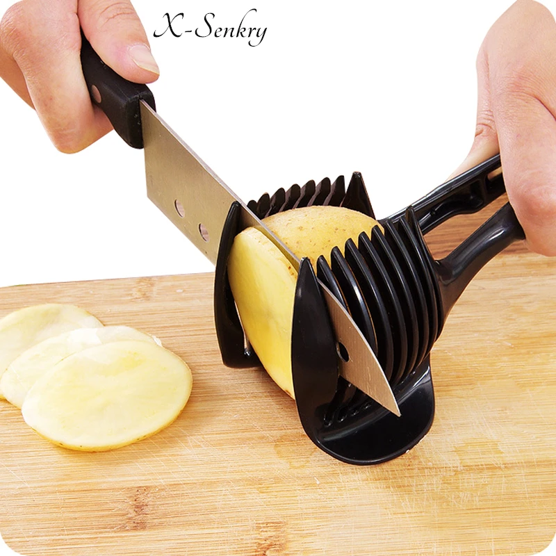 

Multifunction Perfect Slicer Kitchen Helper Handheld Lemon Divider Tomato Orange Slicer Shredder Food Clip Fruit Vegetable Tools