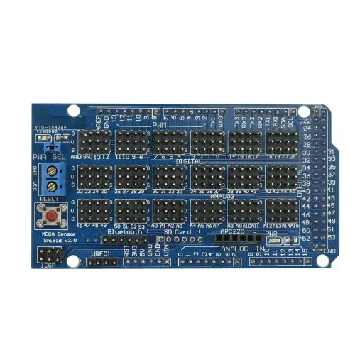 

Mega Sensor Shield V2.0 V2 ATMEGA 2560 R3 1280 ATmega8U2 ATMEL AVR Free Shipping