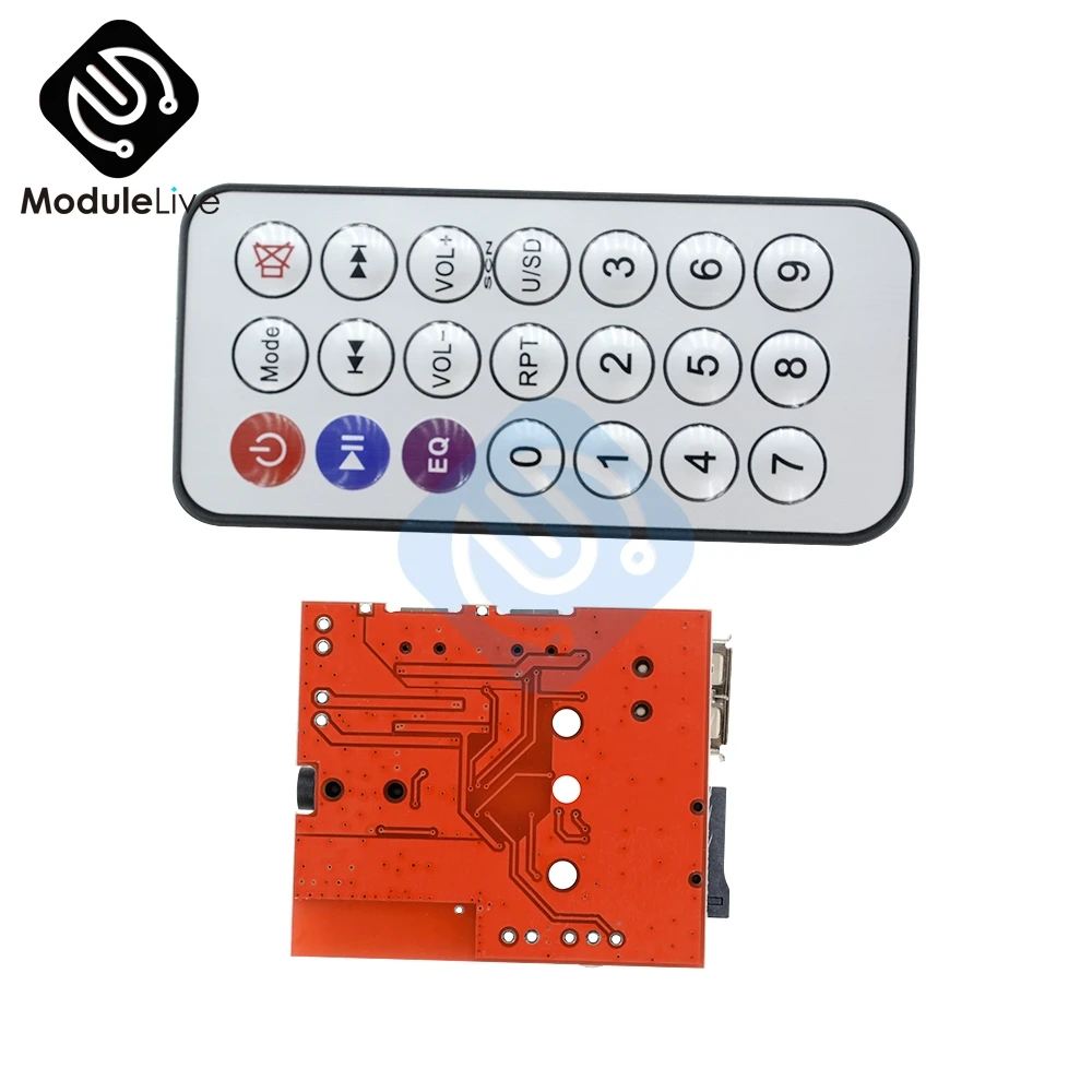 Автомобильная плата декодирования MP3 WAV Bluetooth 4 1 3 Вт усилитель динамика модуль