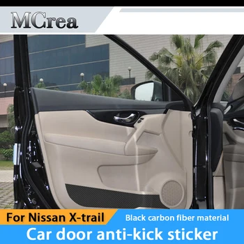 

MCrea 4pcs Auto Car styling 3D Door Anti Kick Pad Mat Stickers For Nissan X-trail X Trail Qashqai J11 2014-2017 2018 Accessories