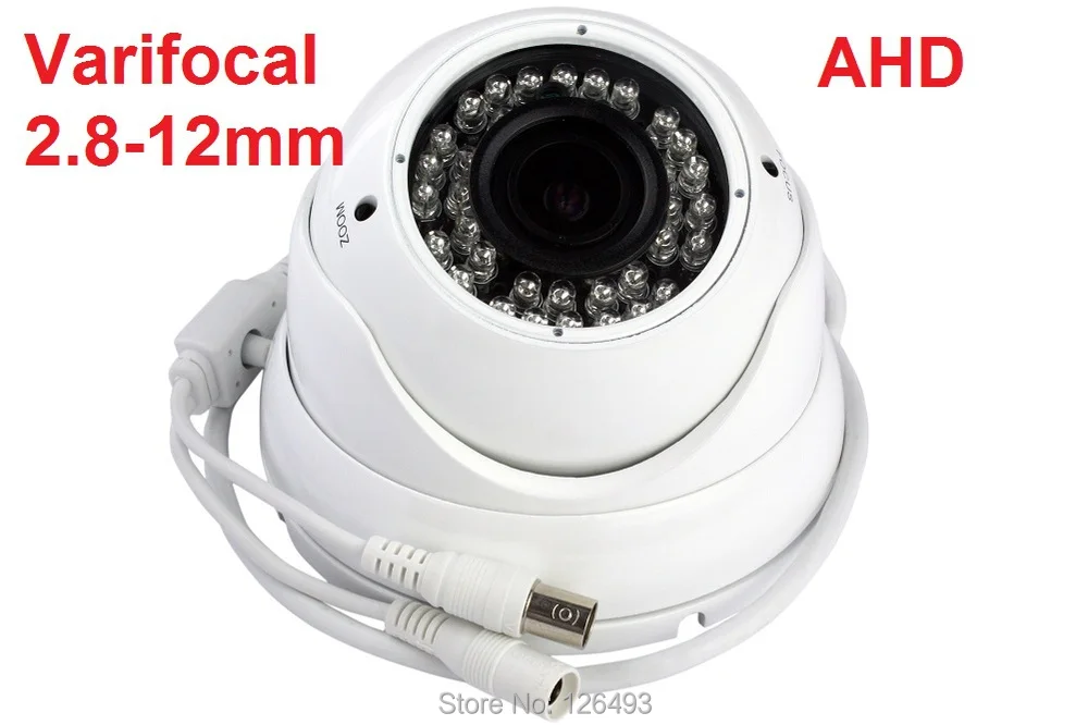 1.0 мегапиксельная Открытый CCTV AHD камеры 720 P с 2.8-12 мм объектив с переменным фокусным расстоянием