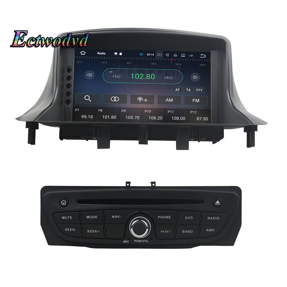 Perfect Ectwodvd Octa Core 4G Android 8.0/Quad Core Android 8.1 Car Multimedia DVD Player For Renault Megane III Fluence 2009-2016 15
