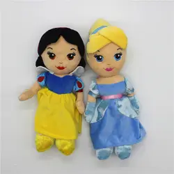 2 шт. 30 см = 11 дюйма Оригинальный Классический белый снег Золушка принцесса brinquedos детские рождественские плюшевые игрушки для детей мягкие