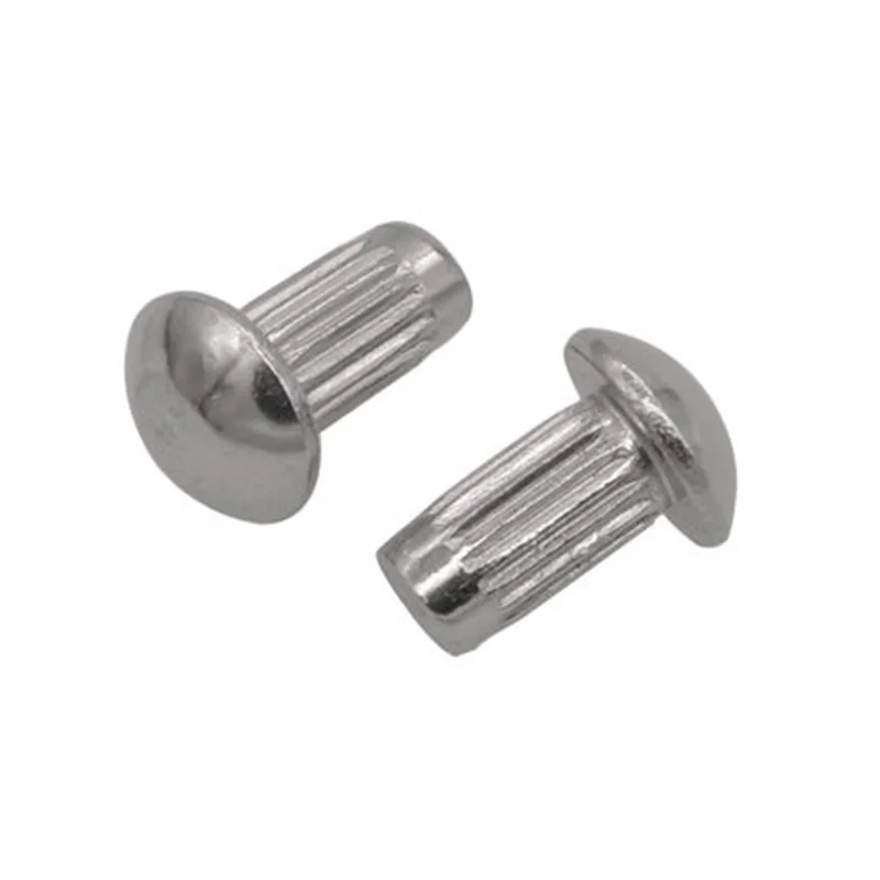30Pcs M2.5 304 Stainless Steel Semicircular Round head Signage Rivets