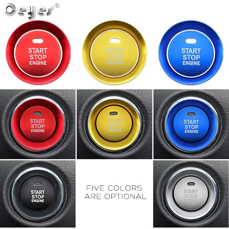 Car Start Engine Button Key Ring for MAZDA (21)