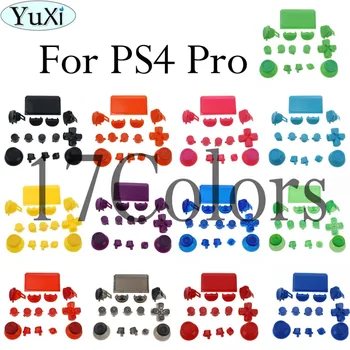 

Green Black Red blue JDS-040 JDS040 R2 L2 R1 L1 Trigger Dpad Buttons For PlayStation Dualshock 4 PS4 Pro Controller Mod Kit