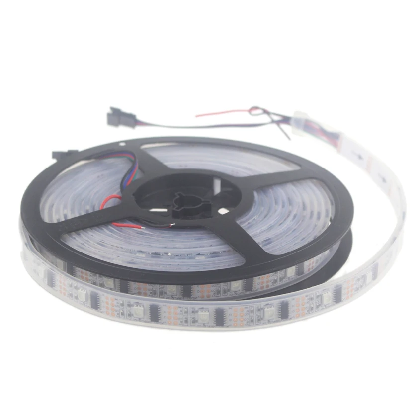 

DC5V 32LED/M,5m,160LEDs,9.6w/m ws2801 led strip waterproof,ws2801 ic Built-out 5050 smd full color led Strip