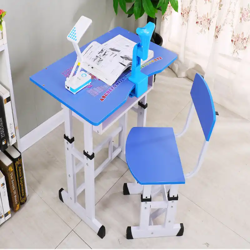 child's writing desk and chair