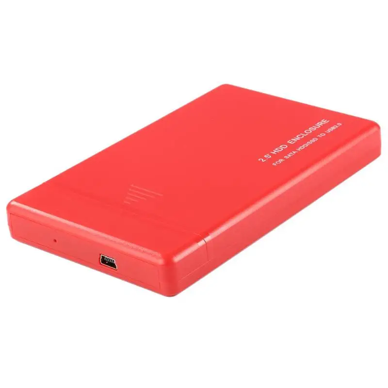 2,5 дюймов USB2.0 коробка для жесткого диска SATA2.0 корпус для внешнего жесткого диска инструмент Поддержка 3 ТБ корпус для внешнего жесткого диска