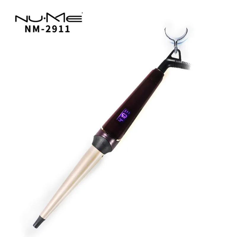 

Ceramic Cone LCD Display professional Hair Curling Wand Curling Iron Curling Wands with Heat Resistant Roller Curling Wand